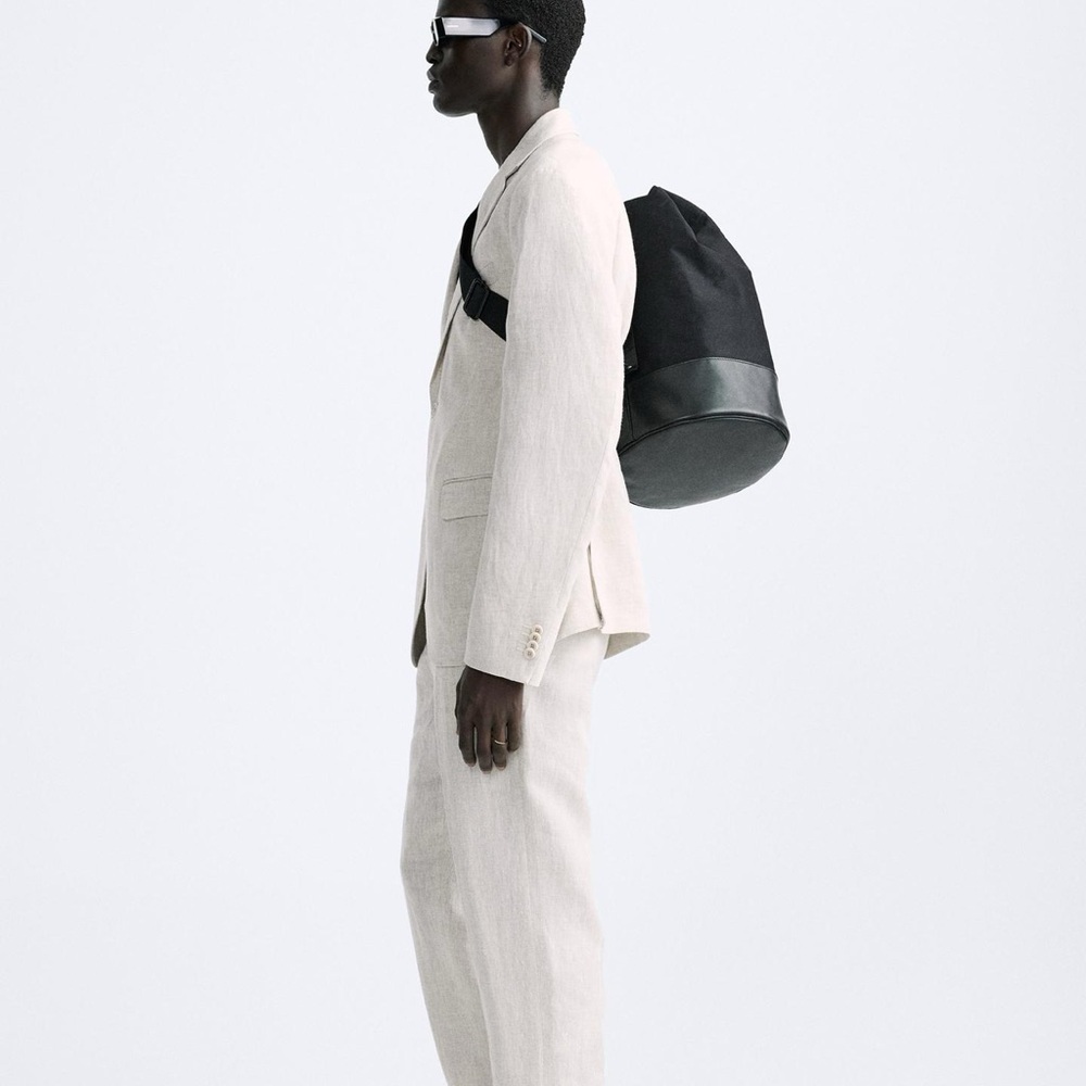 ZARA Suit Jacket in 100% linen‎ - Picture 6 of 8